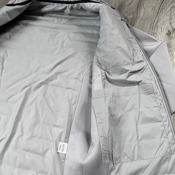 Primo Small Hybrid Quilted Puffer Lightweight Full Zip Jacket Outdoor Grey Golf - Picture 5 of 10
